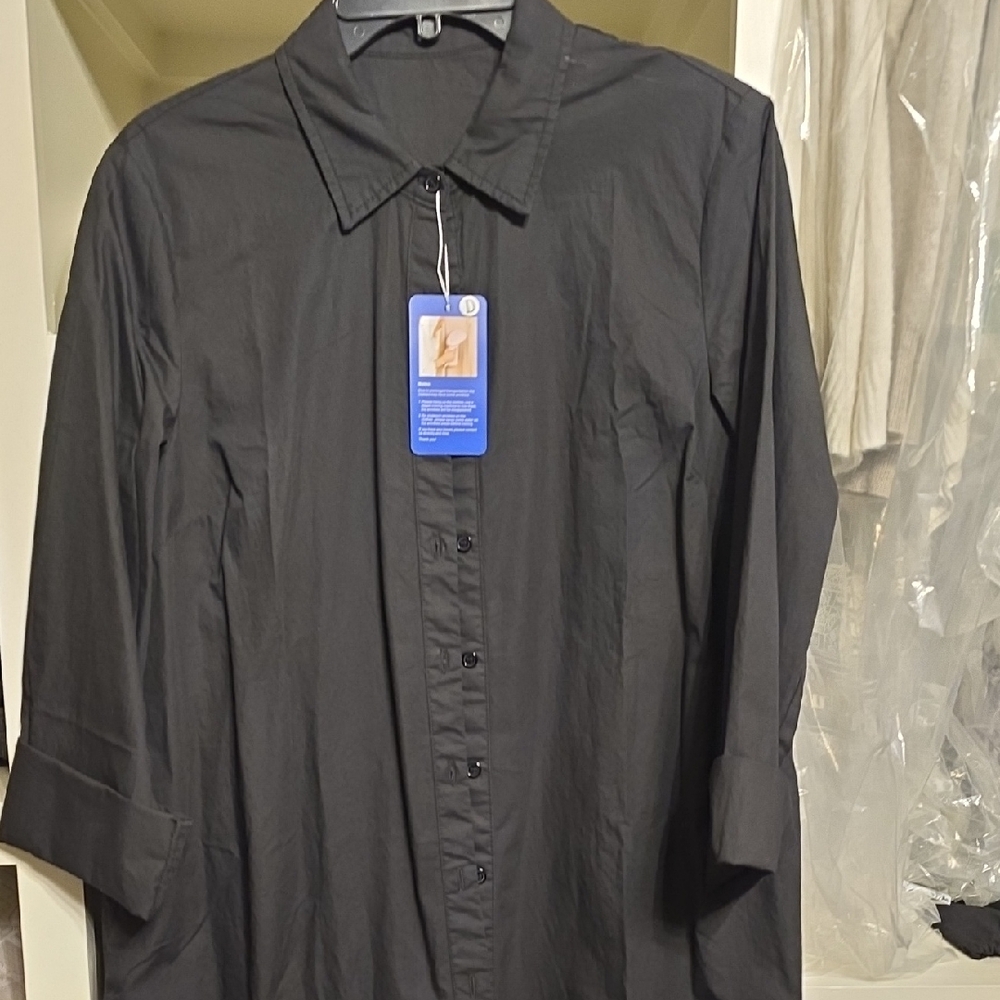 NWT Black Shirt Dress